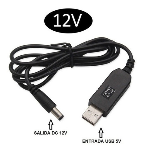 Cable Convertido  Usb 5v A 12v
