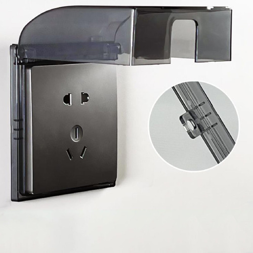 Cajas De Tapa De Salida Eléctrica 10x, Cajas Transparente