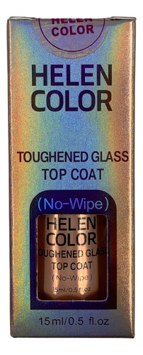 Top Coat Crystal Diamond Helen Color 15ml Selante Uv/led Cor Top Coat Dourado