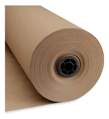 Bobina De Papel Semi Kraft Pintura Mascaramento 80g 90cm 2kg Cor Marrom