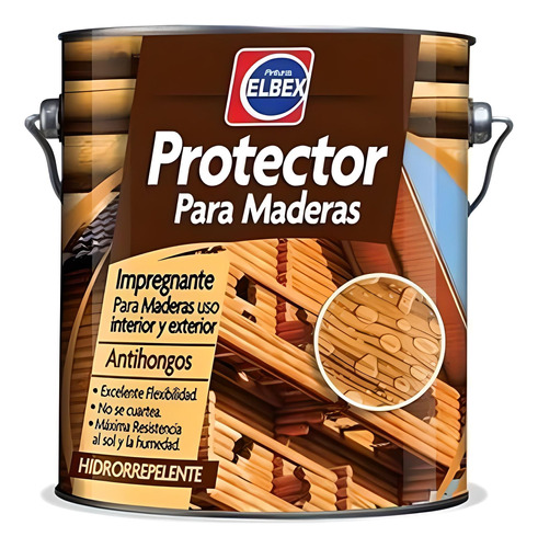 Protector De Madera Elbex 1litros | Ynter Industrial