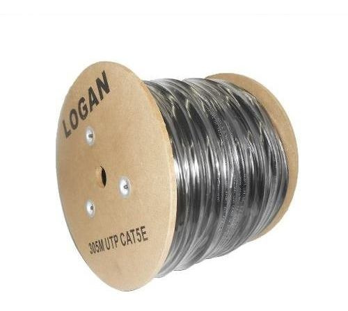 Imagen 1 de 3 de Cable Utp Exterior Cat5 Bobina 305mts Cctv Redes Seguridad