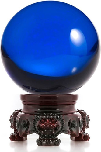 Amlong Crystal Bola De Cristal Transparente De 3 Pulgadas -d