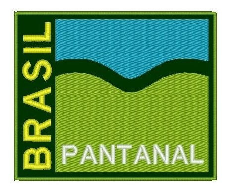 Patch Bordado Brasil Pantanal  (viagem, Moto, Turismo)