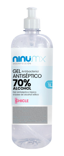Imagen 1 de 4 de Gel Antibacterial Con Dosificador 1 Litro Con 70% Alcohol