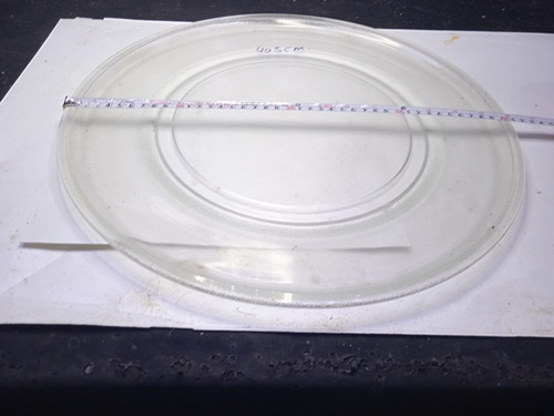 Plato Plano Horno Microondas Grande 40.5 Cm (Usado)