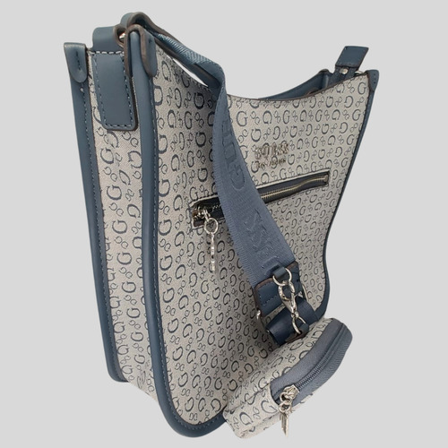 Bolsa Guess Ag929270-bla Para Dama Haze Monograma Níquel Haze
