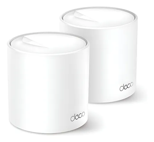 Kit 2 Roteadores Mesh Wi-Fi 6 Gigabit Dual-Band AX3000 Branco TP-Link