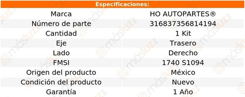 Herrajes Zapatas Frenos Trasero Der Np300 09/20 Ho