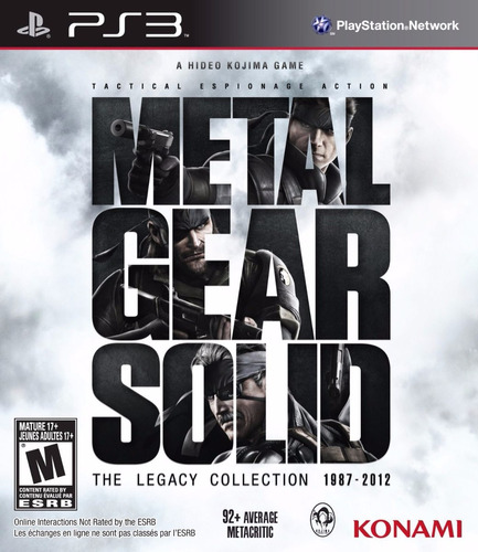 Metal Gear Solid The Legacy Collection Nuevo Ps3 Dakmor