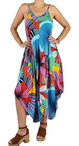 Maxi Vestido Estampado / Primavera - Verano