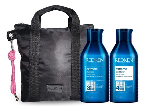 Shampoo Reparador 500ml + Acondicionador Redken Extreme