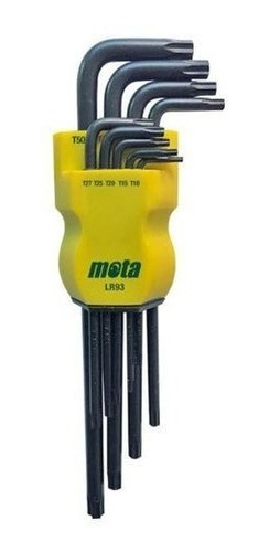 Juego De Llaves Allen Torx Largas 9 Piezas Mota Lr93