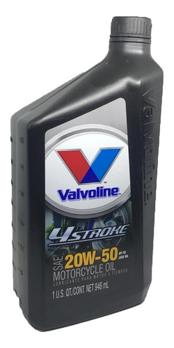 Aceite Moto Valvoline 4t 20w50 Mineral 4 Tech Avant Motos