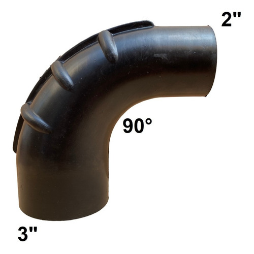 Codo De 3x2 Pulgadas De 90° Grados Para Filtro De Aire.