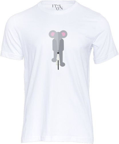 Playera Silueta Elefante En Monociclo. Paradise. Coldplay.