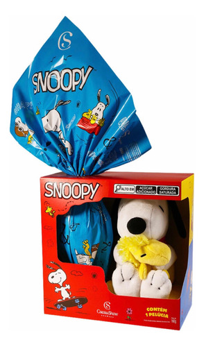 Ovo De Páscoa Pelúcia Snoopy Woodstock Com Passarinho