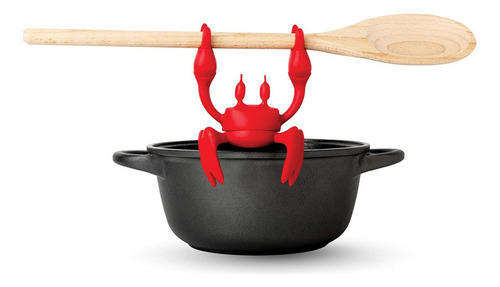 Reposa Cuchara Base Soporte Utensilios Forma De Cangrejo
