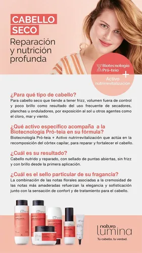 3 Mascara Reparadora Seco Lumin - mL a $447