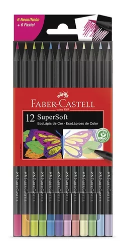Lapices Faber Castell Super Soft x12