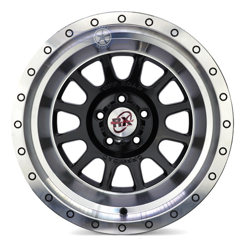 4 Rines 15 Off Road 5-114.3 Tacoma Hilux Ranger Tj Toyota Black Machine