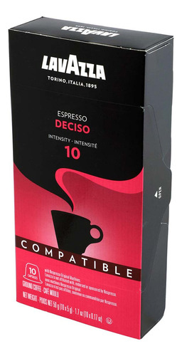 Café Lavazza Cápsulas Espresso Deciso 50g