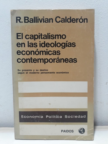 El Capitalismo En Ideologias Economicas Libreria Merlin