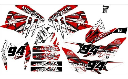 Stickers, Calca, Vinil, Para Moto Pulsar Ns200 Mod-167