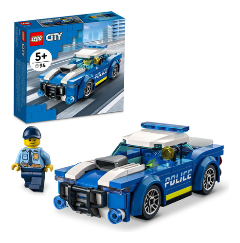 Lego City Coche De Policía De Juguete 60312 Para Niños A Par
