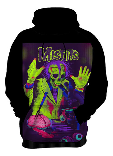 Blusa Moletom Canguru Capuz Misfits 5