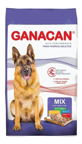 Alimento Para Perro Ganacan Mix 22 Kg Pt