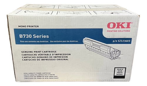 Toner Original Okidata 52123603. B730