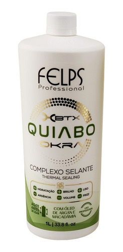 Imagem 3 de 4 de Felps Escova De Quiabo Profissional Shampoo+selante+brinde