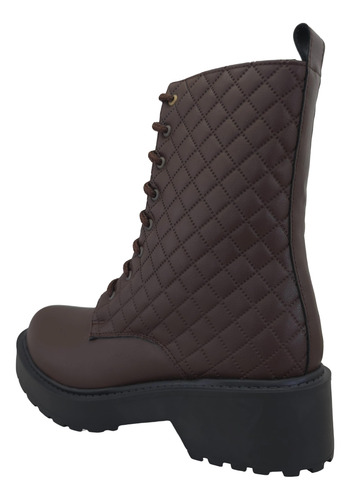 Botas Botines Mujer Combat Boots Raul Coss 11-0806 Cafe