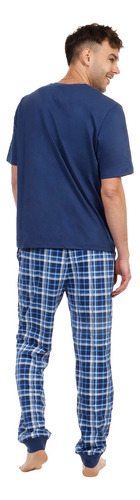 Pijama Hombre Tejido De Punto Algodón Super Suave Mc/pl Jm5
