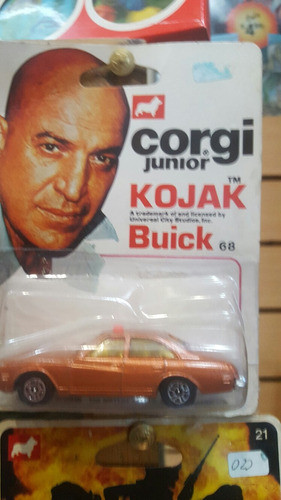 Antiguo Auto Buick Corgi De Kojak- En Blister Original