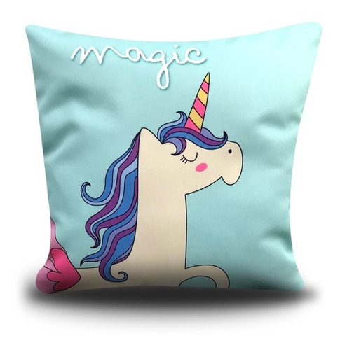 Almohadón Almohadon Relleno Unicornio Magic