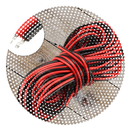 1 Metro Cable Paralelo Bipolar 2 X 1 Mm Audio Led Awg18 