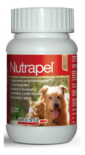 Nutrapel Suplemento Palatable Para Perros Y Gatos 30c