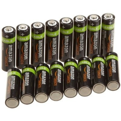 Las Baterías Recargables Aa Amazonbasics (16-pack) - Estuche