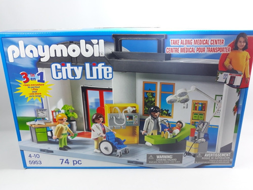 Playmobil 5953 Centro Médico Transportable City Life