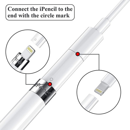Imagen 3 de 4 de Adaptador De Carga Compatible Con Lapiz iPad Apple