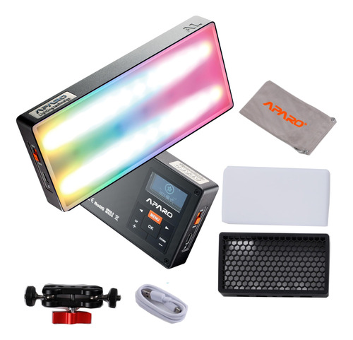 Luz Camara A1 Video Rgb Portatil Mini Panel Led Iluminacion