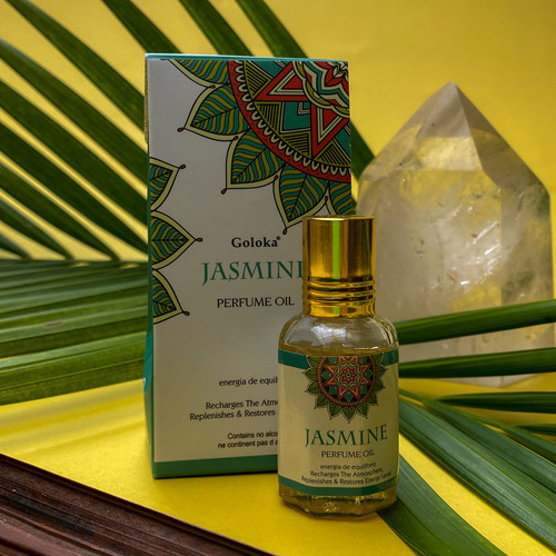Óleo Perfumado Indiano Goloka Jasmim 10ml