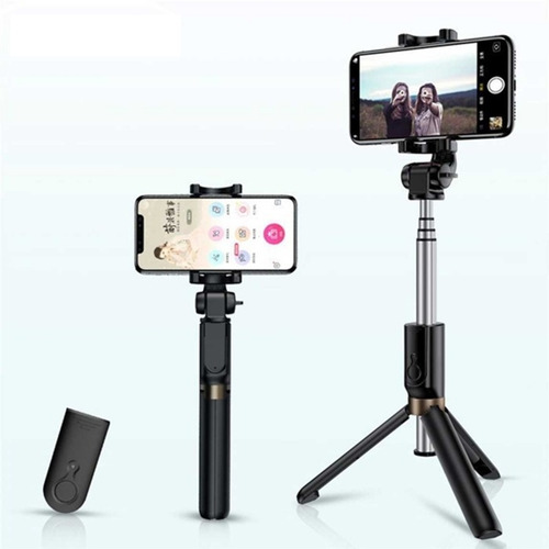 Selfie Bluetooth Com Controle & Tripé Da Rock