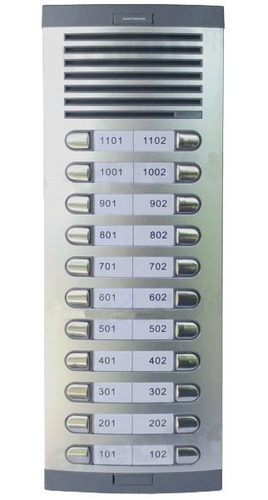 Panel De Portero Eléctrico 22 Aptos. - Electrocom -