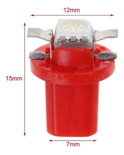 10 Lámparas Tablero Auto B8.5d