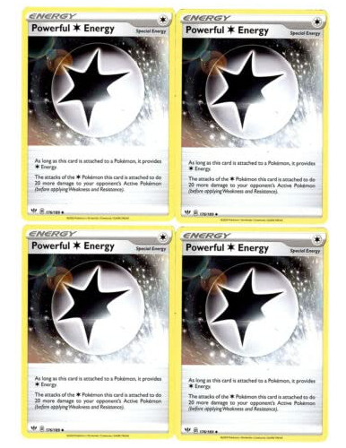 Lote Especial Cartas Energía Pokémon Darkness Ablaze