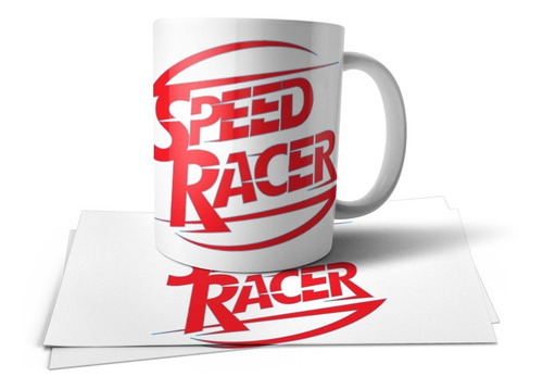 Meteoro Speed Racer Logo Taza Tu Propio Estilo Blanco