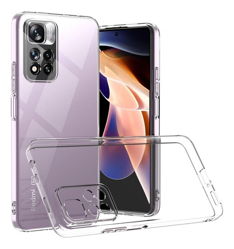 Funda Tpu Transparente Para Xiaomi Redmi Note 11 Pro Plus